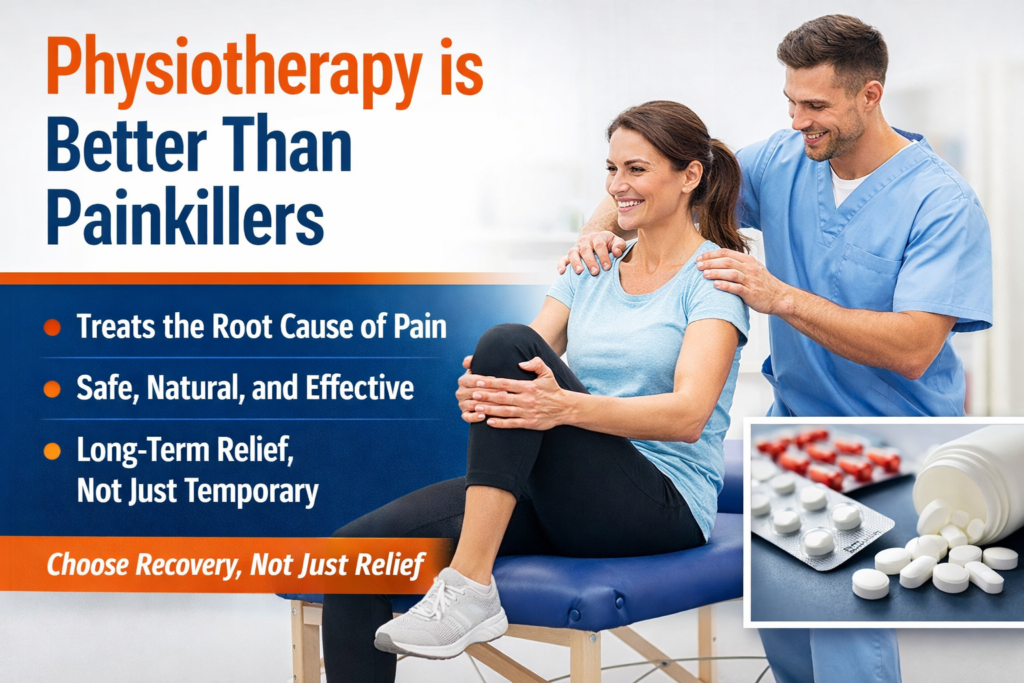 physiotherapy is better than painkillers