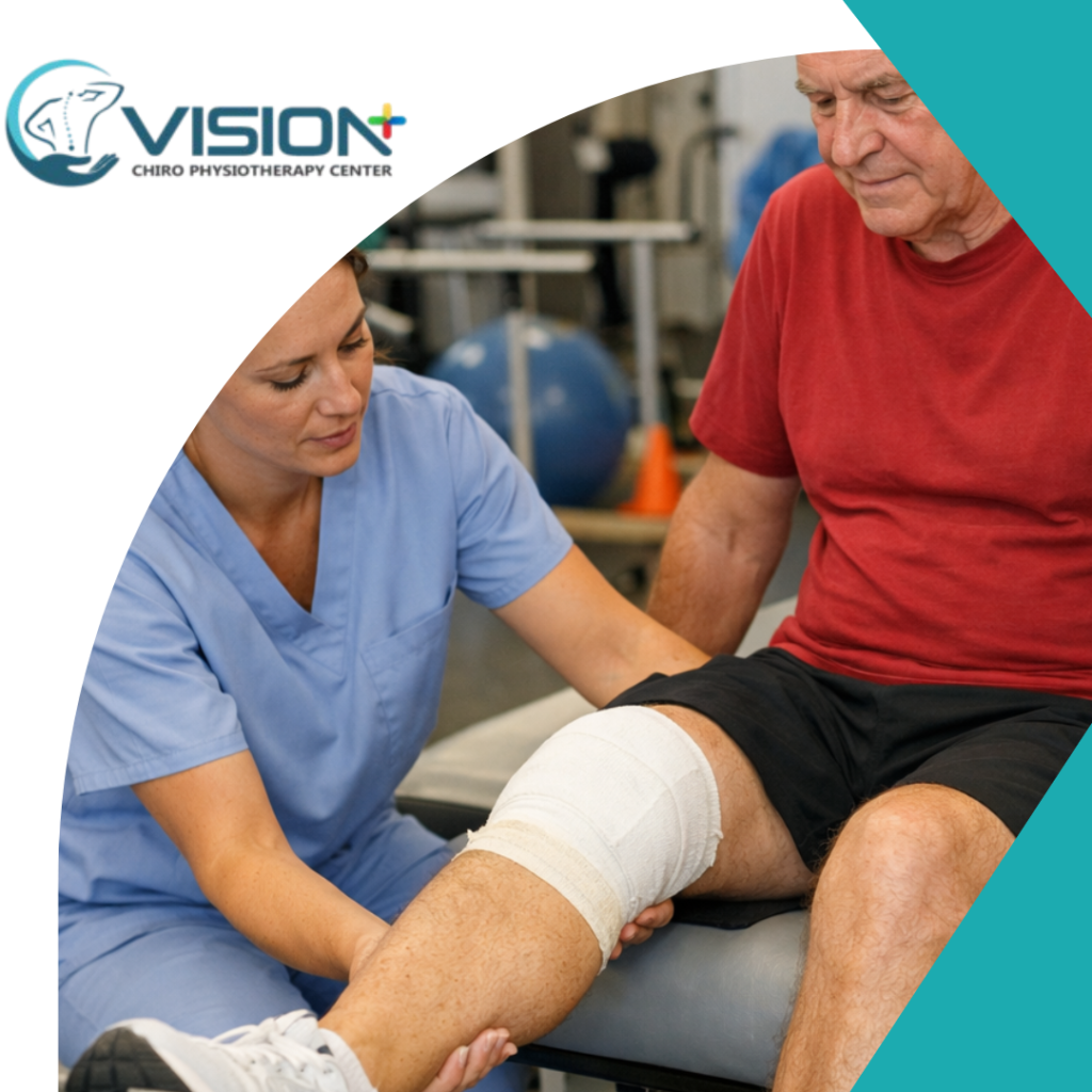 Learn how physiotherapy helps after knee replacement surgery.